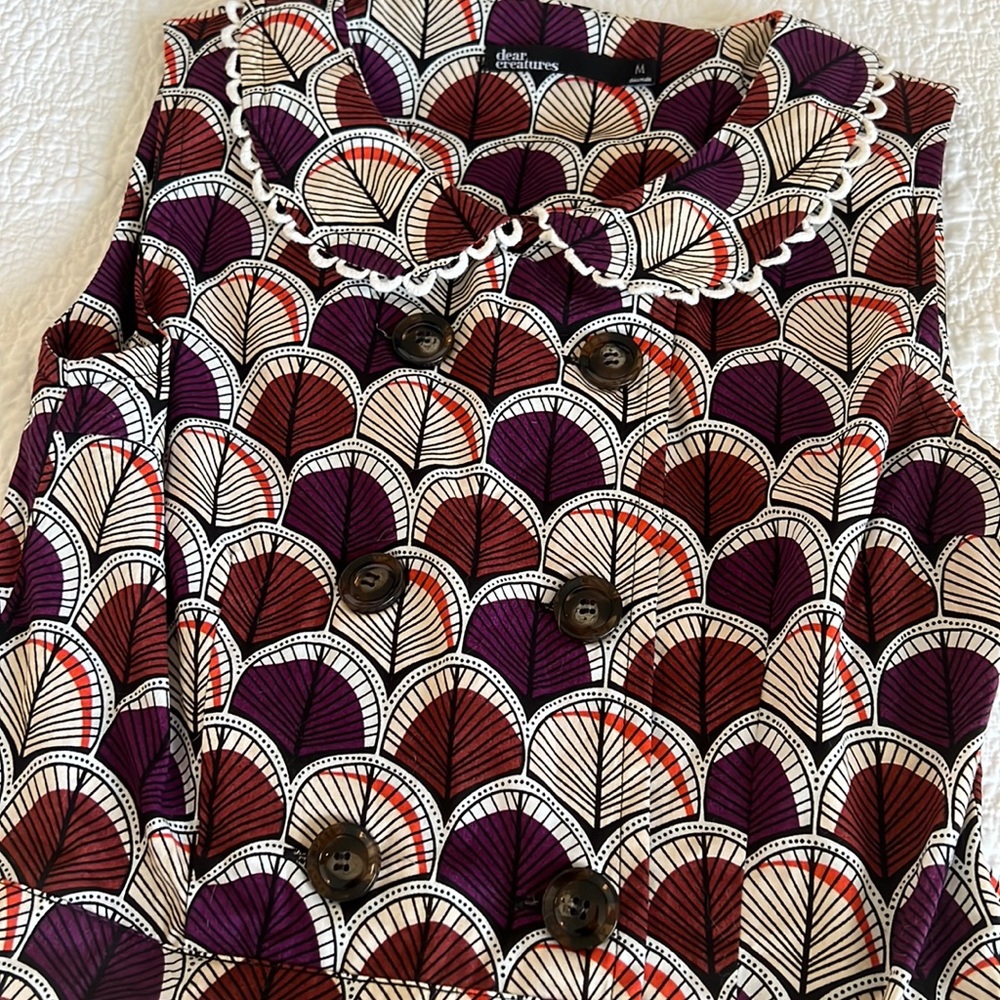 Dear creatures Art Deco sleeveless dress